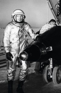 Test pilot Neil Armstrong