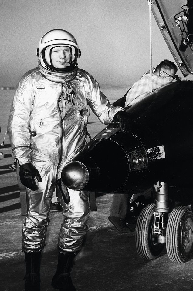 Test pilot Neil Armstrong